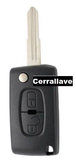 Carcasa mando 2 botones Citroen Peugeot MIT11R