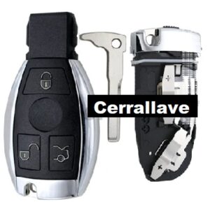 Carcasa mando 3 botones mercedes