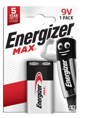 Blíster 1 pila Energizer 9 V