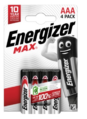 Blíster 4 pilas Energizer triple AA
